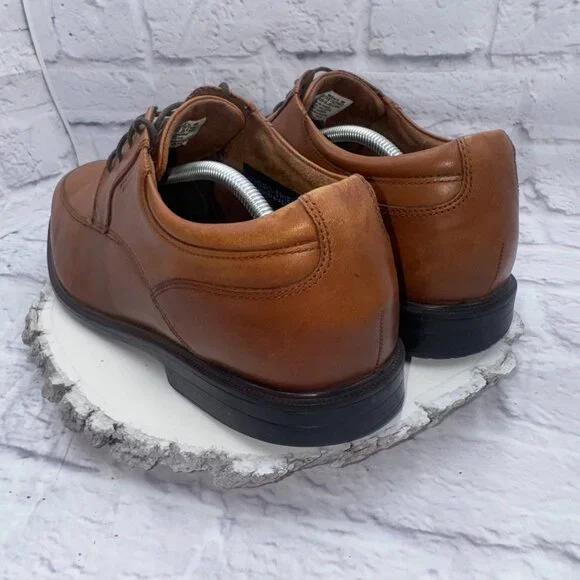 Rockport Hydro-Shield Waterproof Men's Oxford Leather Shoes Sz 12 Brown - Picture 5 of 12